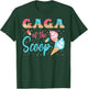 Gaga Of The Scoop Ice Cream Gender Reveal Baby Shower T-Shirt - T-Shirt | Forest