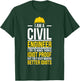 I'm A Civil Engineer Funny Civil Engineering Week T-Shirt - T-Shirt | Forest
