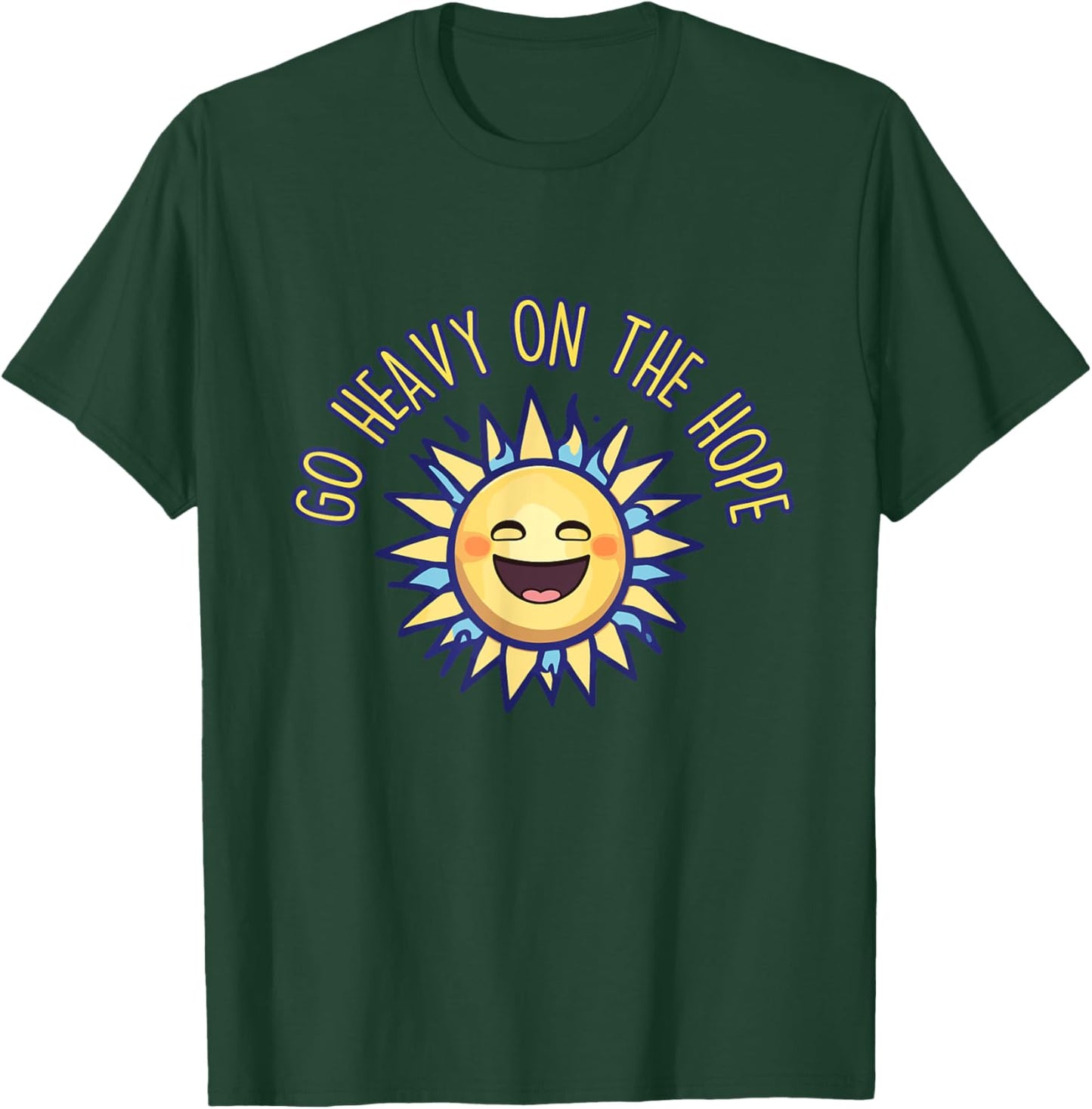 Hopeful Hearts Shine Brighter T-Shirt - T-Shirt | Forest