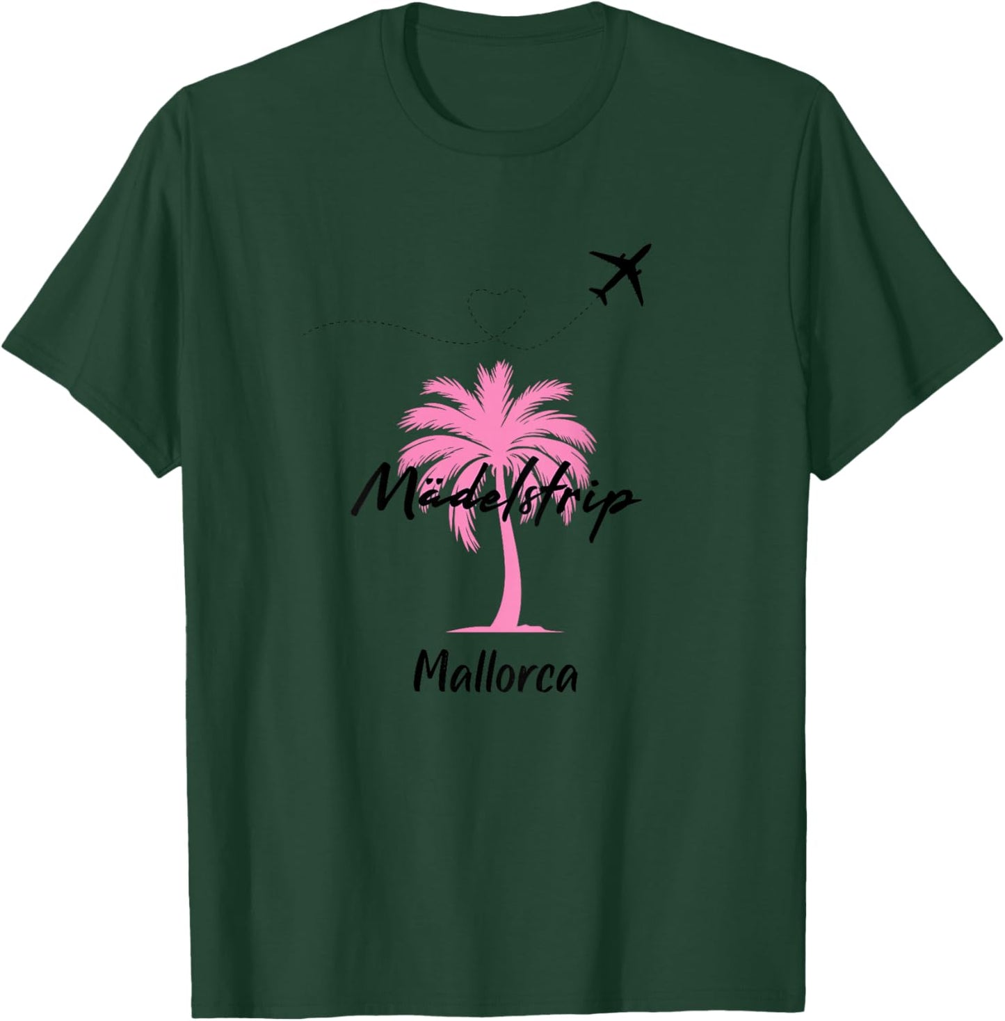 Mallorca Mädelstrip Party Urlaub Outfit Palme Mallorca T-Shirt - T-Shirt | Forest
