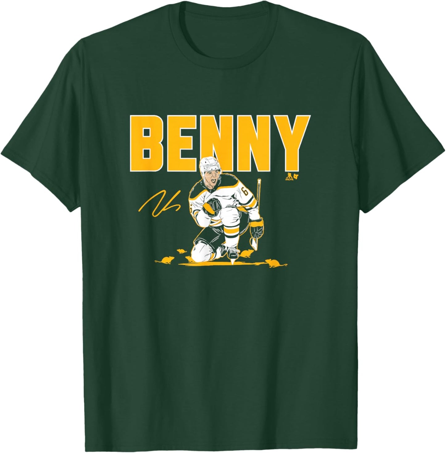 Zach Benson - Benny - Buffalo Hockey T-Shirt - T-Shirt | Forest