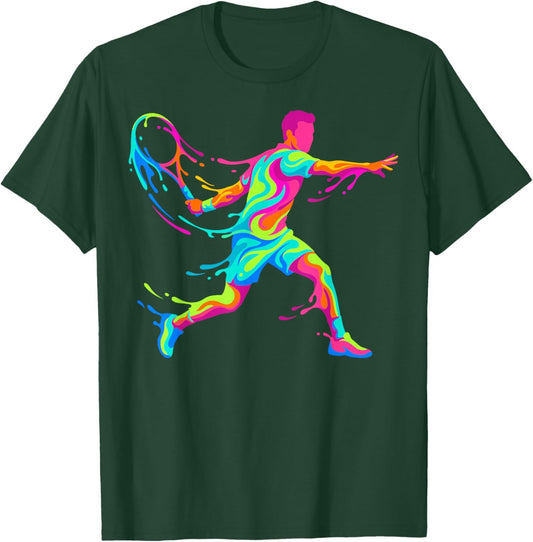 Tennis Player Man Child Boy T-Shirt - T-Shirt | Forest
