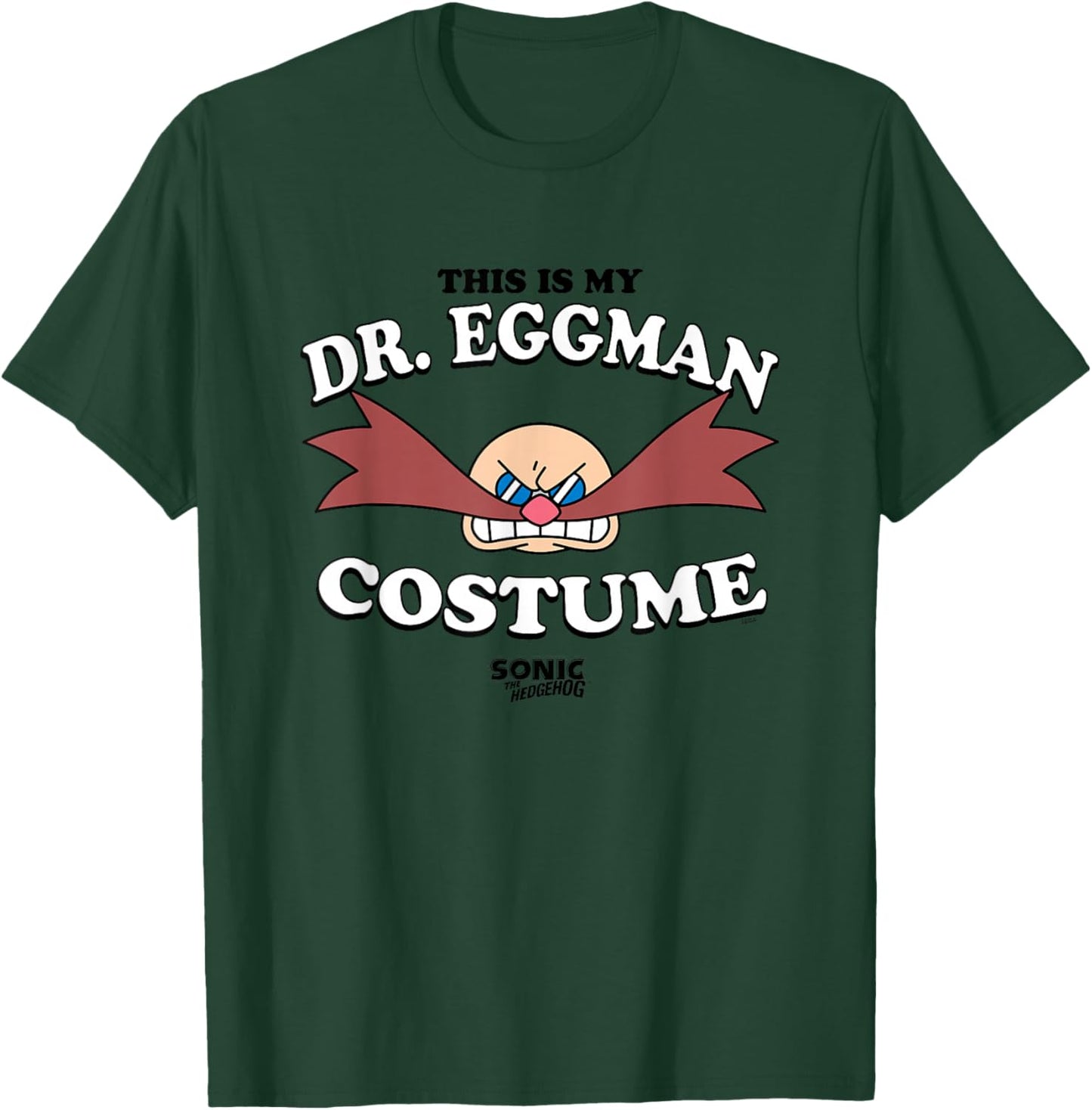 Sonic The Hedgehog Halloween This Is My Eggman Retro Costume T-Shirt - T-Shirt | Forest