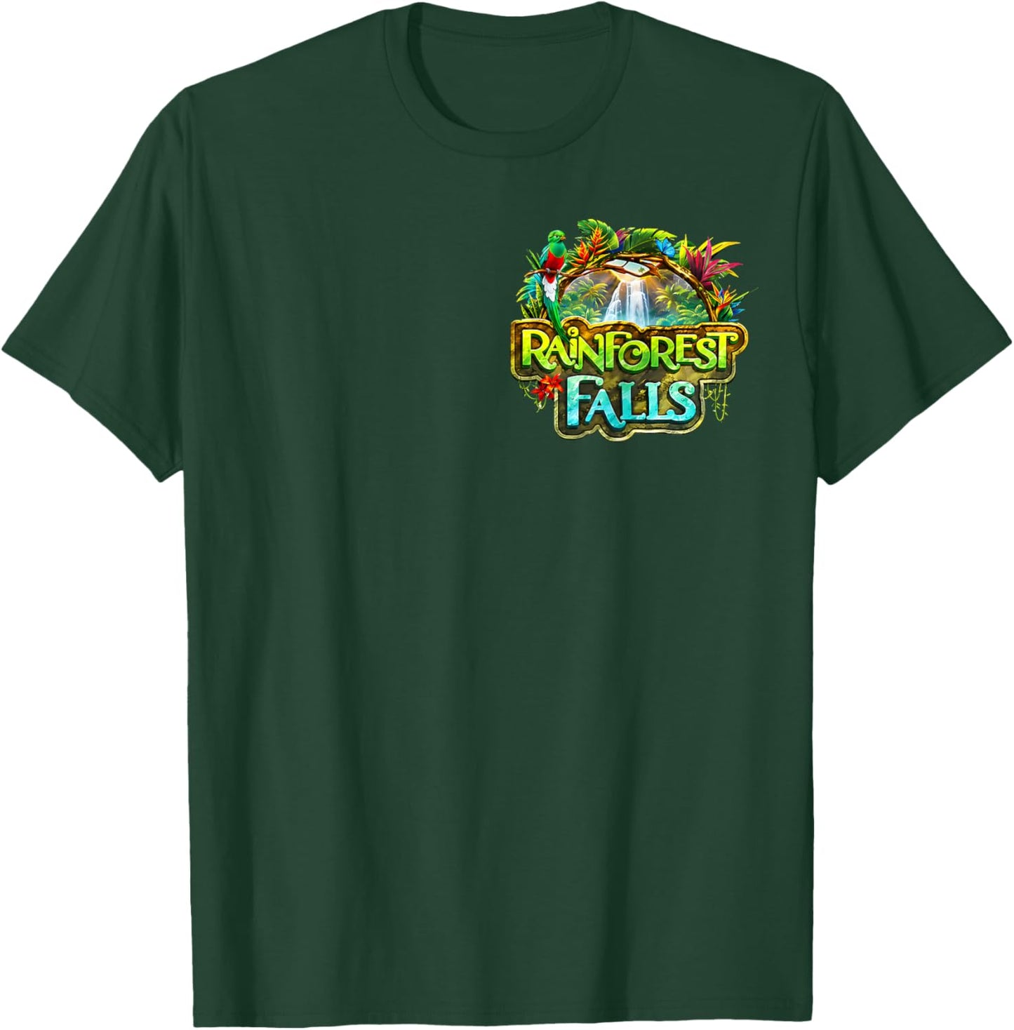 Rainforest Falls VBS 2026 Exploring The Nature of God 2 Side T-Shirt - T-Shirt | Forest
