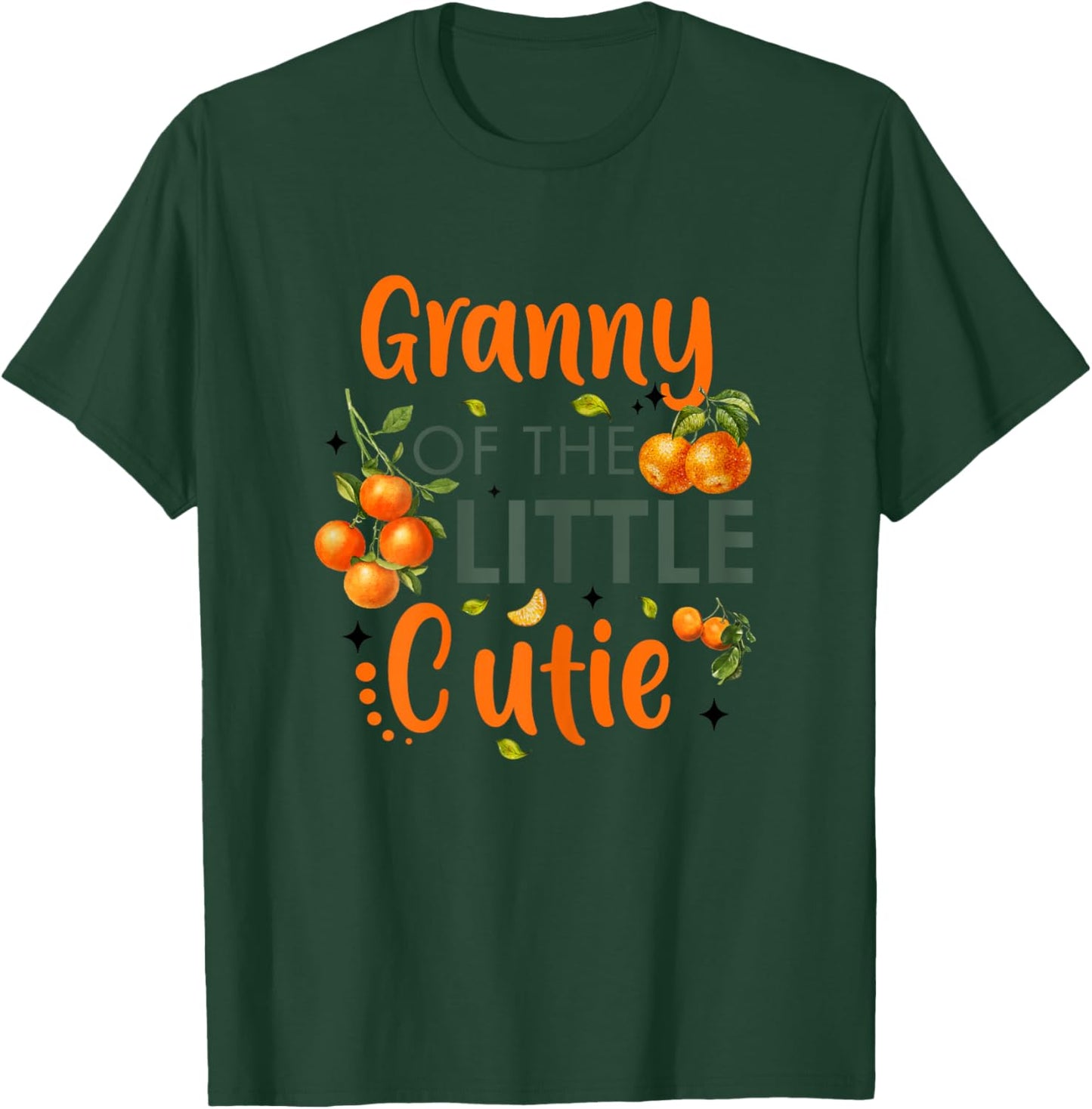 Granny Of The Little Cutie Orange 1st Birthday Party T-Shirt - T-Shirt | Forest