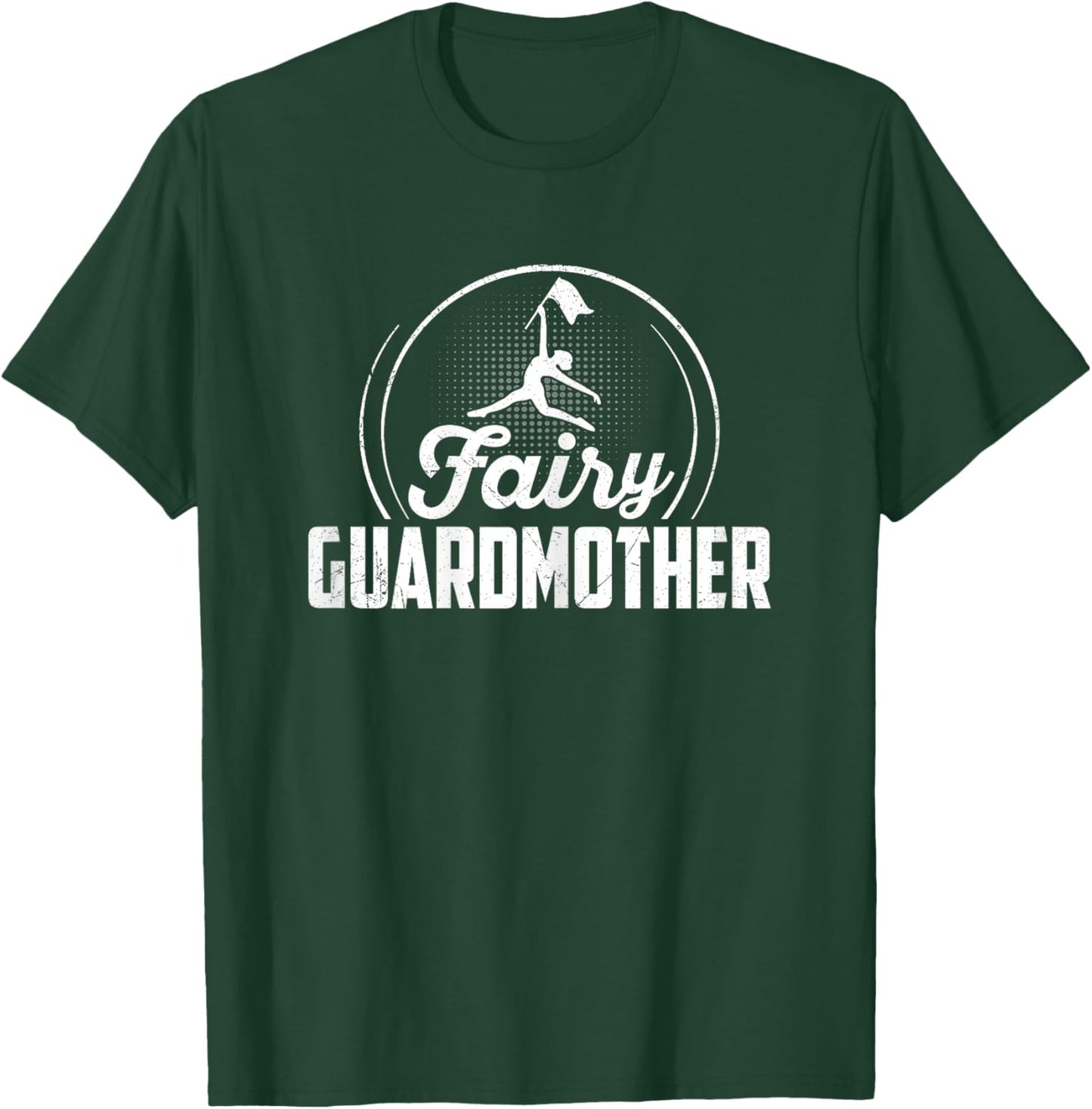 Fairy Guardmother - Mother's Day Funny Color Guard's Mom Pun T-Shirt - T-Shirt | Forest