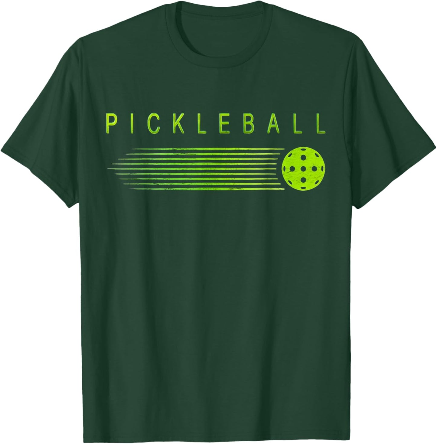 Pickleball Player Pickleball Stylish Paddleball Lover T-Shirt - T-Shirt | Forest
