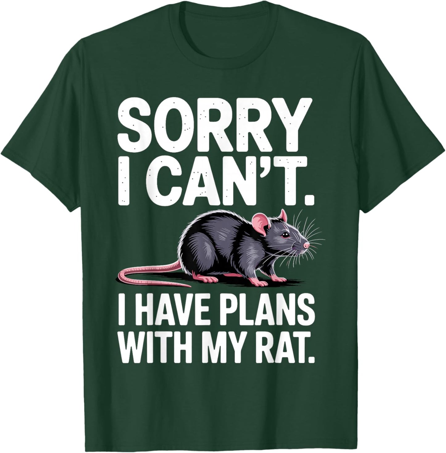 Funny Rat Costume Women Kids Rodent Rat Lover T-Shirt - T-Shirt | Forest