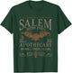 Retro Gothic Salem Witch Massachusetts Apothecary Halloween T-Shirt - T-Shirt | Forest