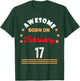 17 février Anniversaire génial né Le 17 février Vintage T-Shirt - T-Shirt | Forest