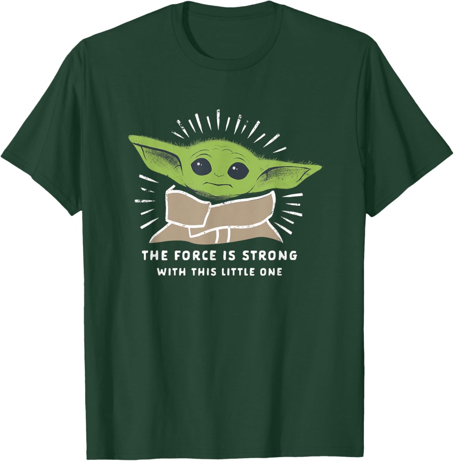 Star Wars The Mandalorian Grogu The Force Is Strong T-Shirt - T-Shirt | Forest