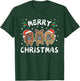 Merry Christmas Cute Platypus Festive Lights Platypus T-Shirt - T-Shirt | Forest