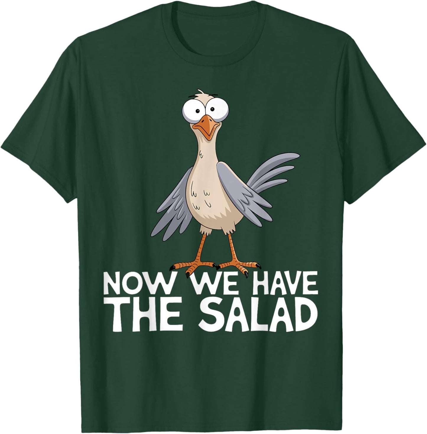 Now We Have The Salad Jetzt haben wir den Salat Lustig Fun , black, S T-Shirt - T-Shirt | Forest