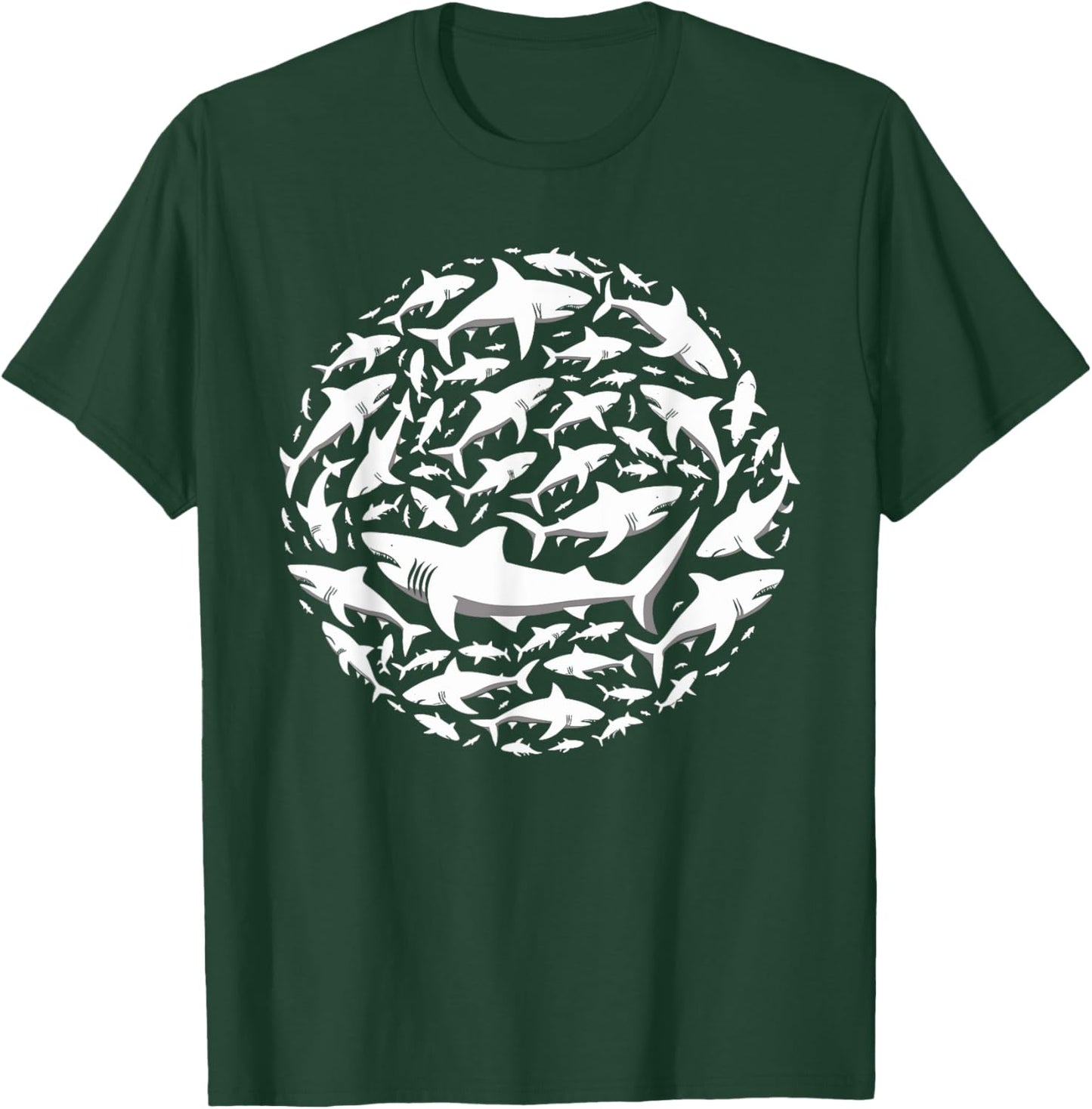 Shark Marine Biology Animal Sharks Lover T-Shirt - T-Shirt | Forest