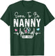 Vintage Soon To Be Nanny Est. 2025 New Nanny T-Shirt - T-Shirt | Forest
