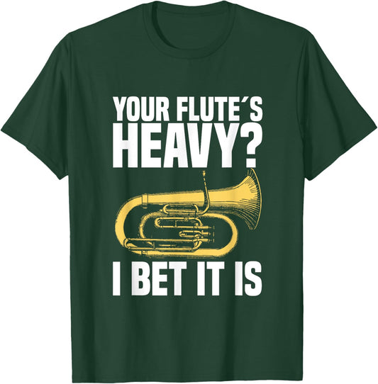 Euphoniumist Marching Band Director Brass Euphonium T-Shirt - T-Shirt | Forest