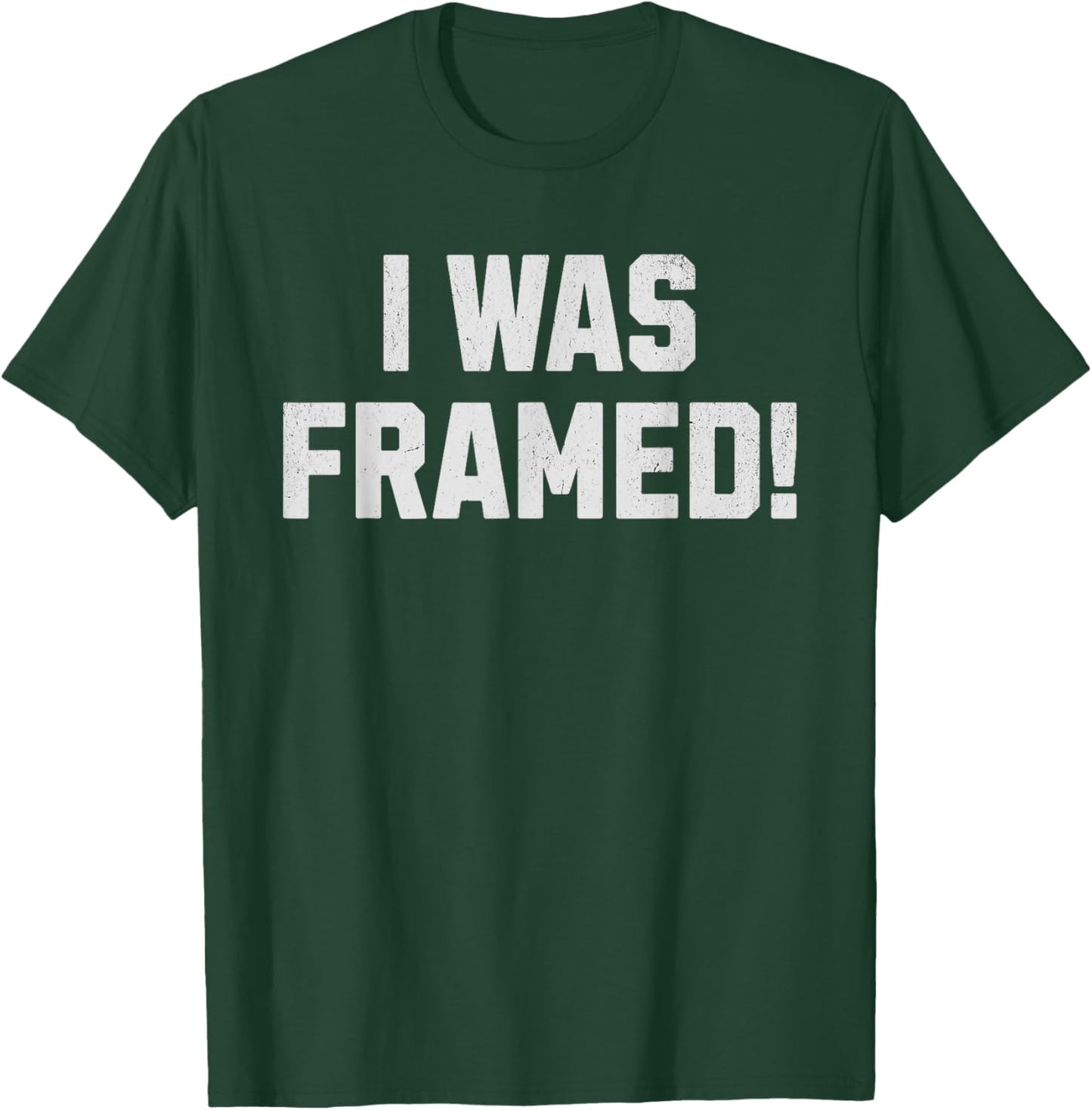 Framed! Murder Mystery and Crime Scene T-Shirt - T-Shirt | Forest