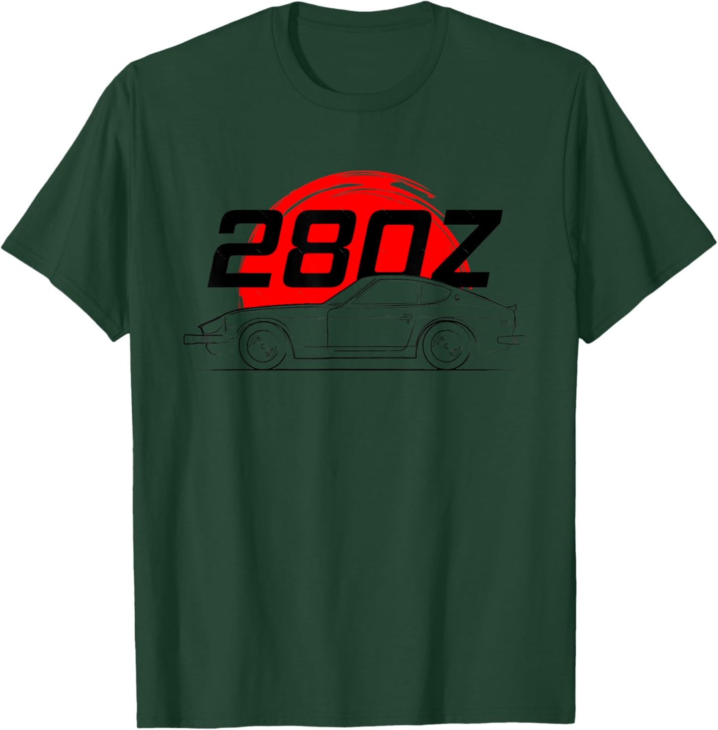 280z Sports Car T-Shirt - T-Shirt | Forest