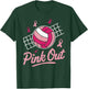 Volleyball Pink Out Breast Cancer Awareness Pink Ribbon T-Shirt - T-Shirt | Forest