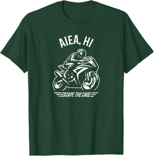 Aiea Hawaii Sport Bike Motorcycle Racing Design T-Shirt - T-Shirt | Forest