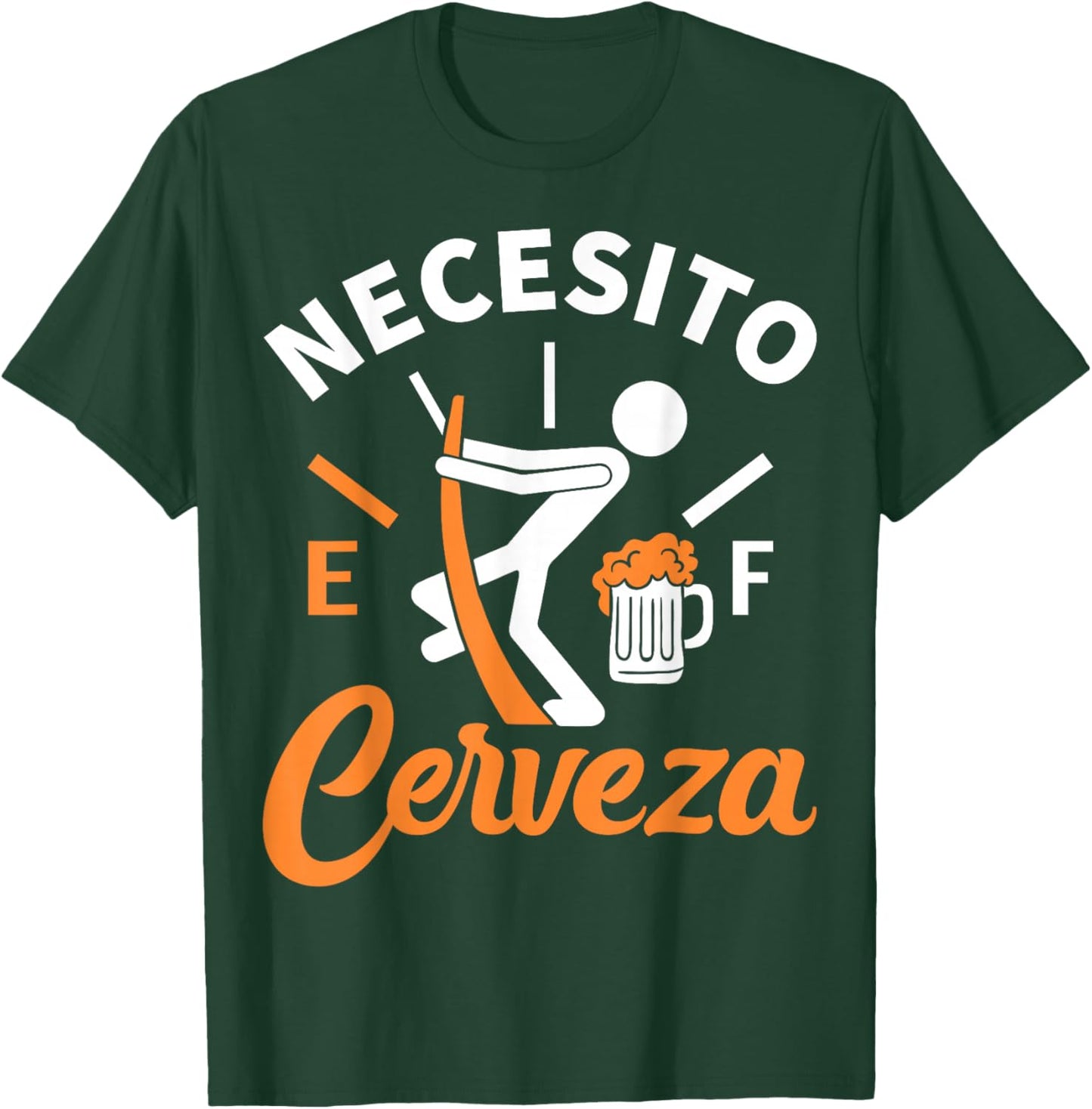 Necesito Cerveza - I Need Beer Funny Beer Lover T-Shirt - T-Shirt | Forest