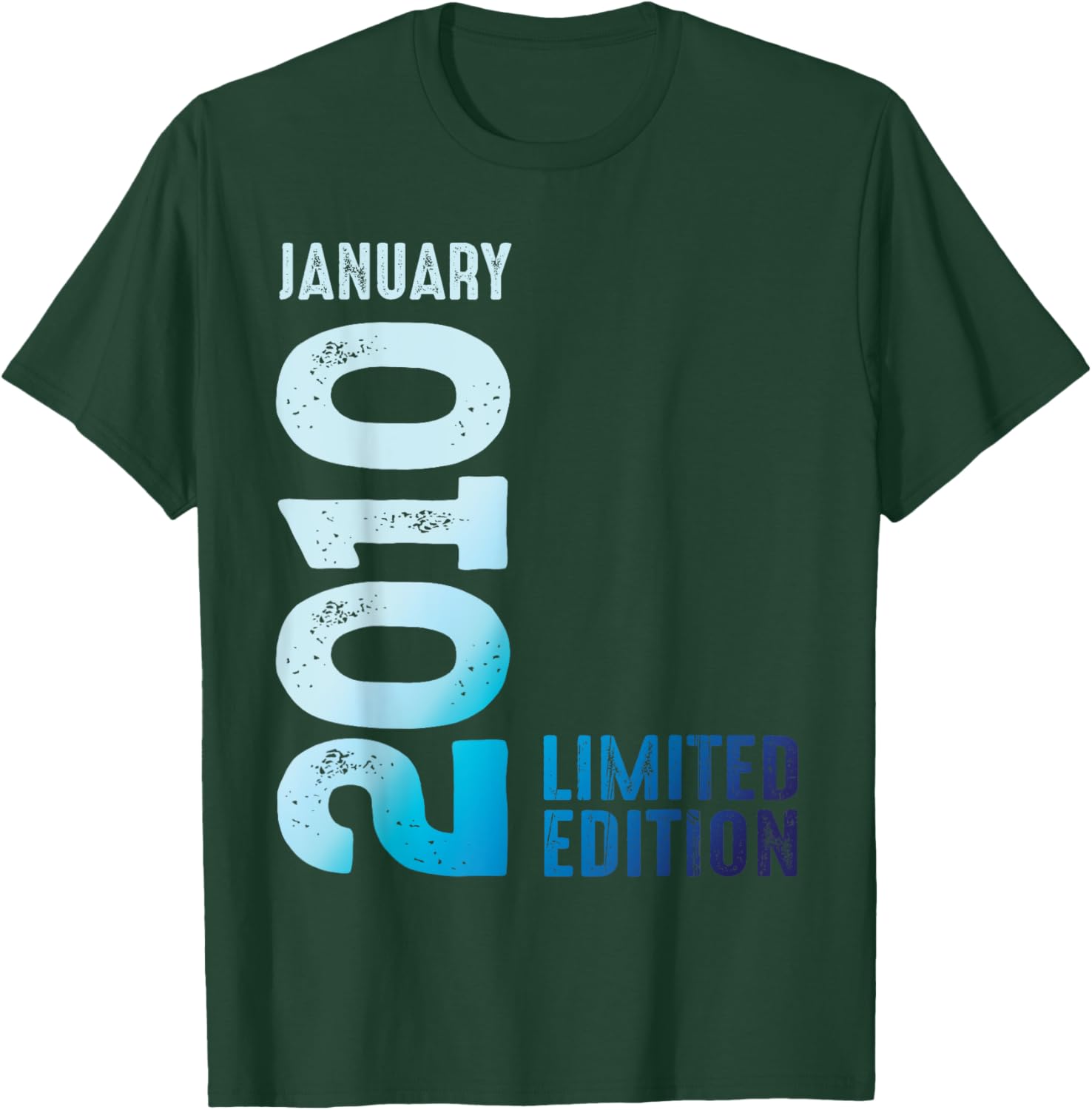 Limited Edition 2010 January 2010 T-Shirt - T-Shirt | Forest