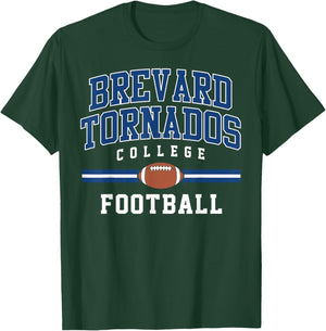 Brevard Tornados College Football Arch Vintage Design T-Shirt - T-Shirt | Forest