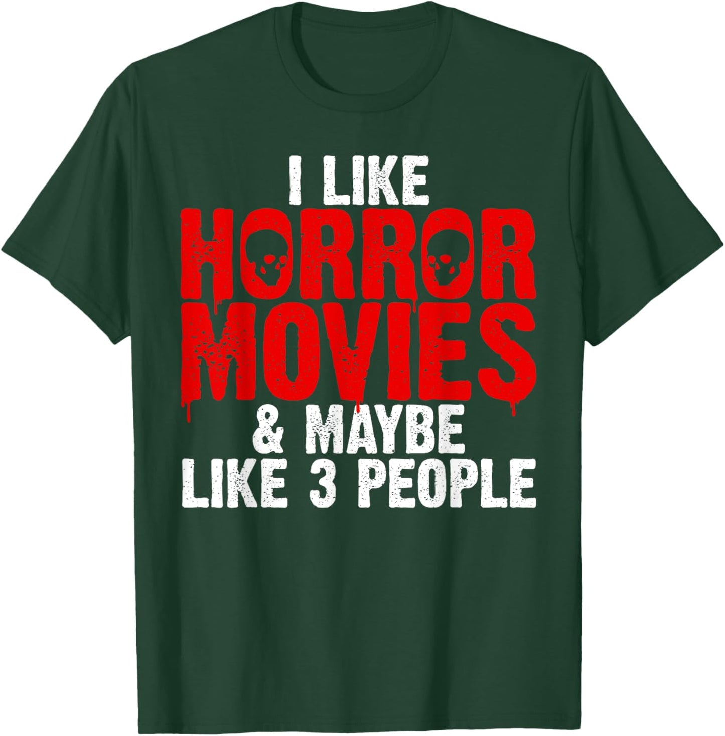 Funny Horror Movie Design Women Horror Movie Lover T-Shirt - T-Shirt | Forest