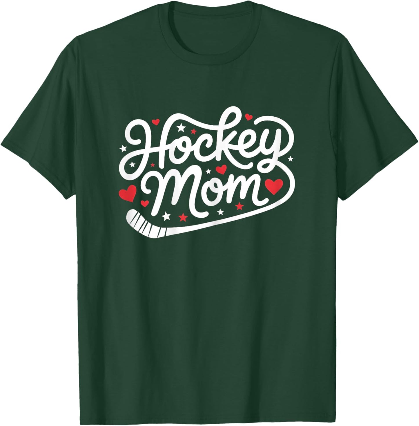 Hockey Mom Cute Sports Player Mother T-Shirt - T-Shirt | Forest