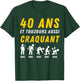 Gift Humour 40th Anniv 1986 Birthday 40 Years Man T-Shirt - T-Shirt | Forest