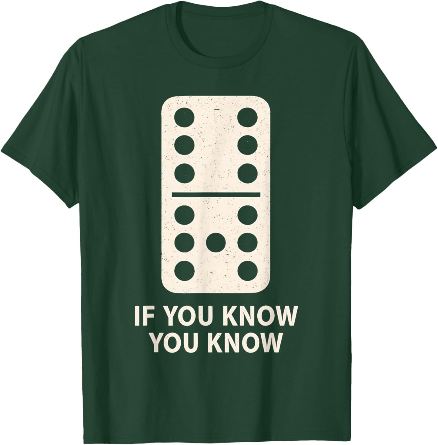 6 7 Domino If You Know You Know Teacher Math T-Shirt - T-Shirt | Forest