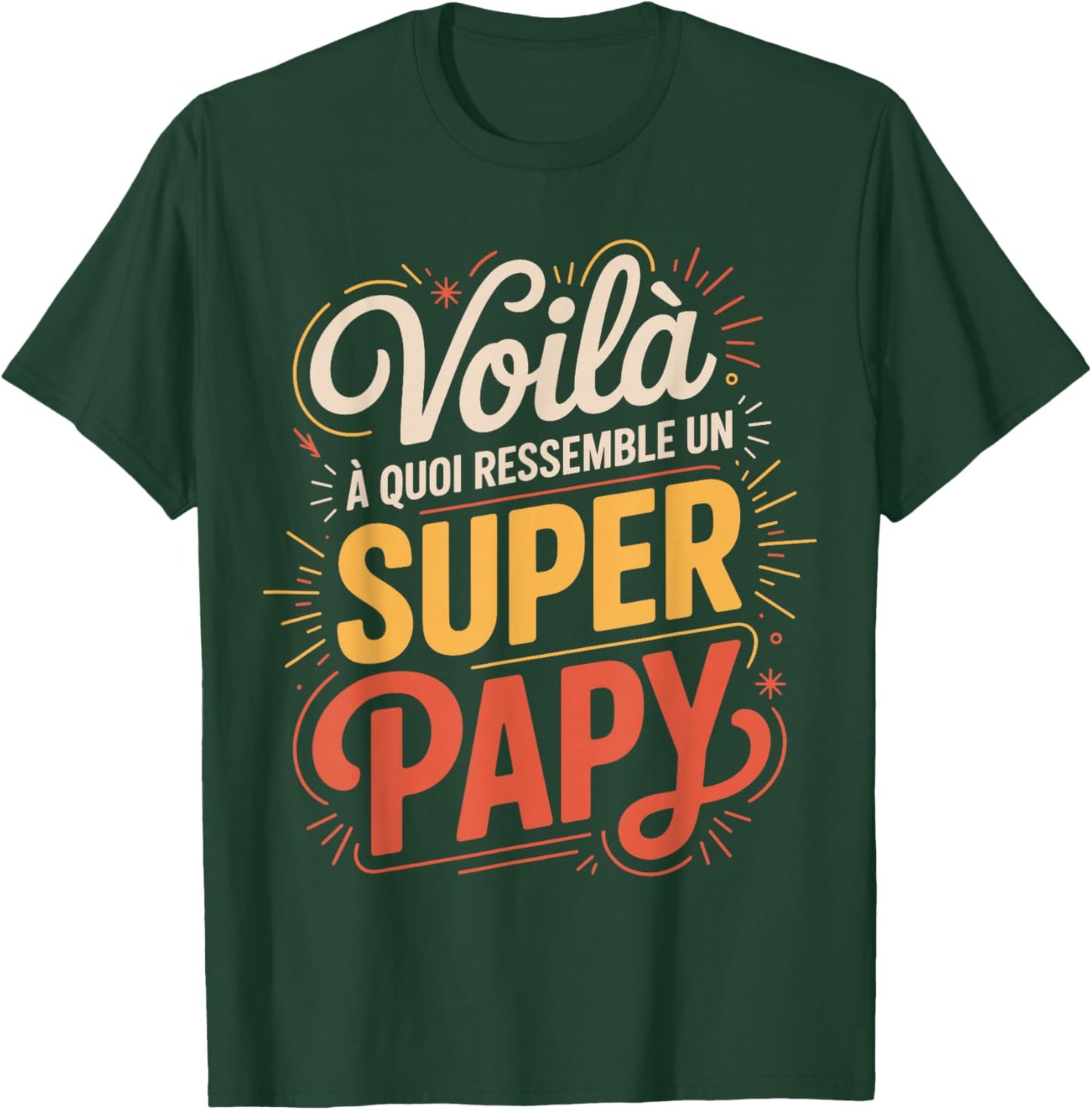 This Is What A Great Hero Looks Like Super Grandpa T-Shirt - T-Shirt | Forest