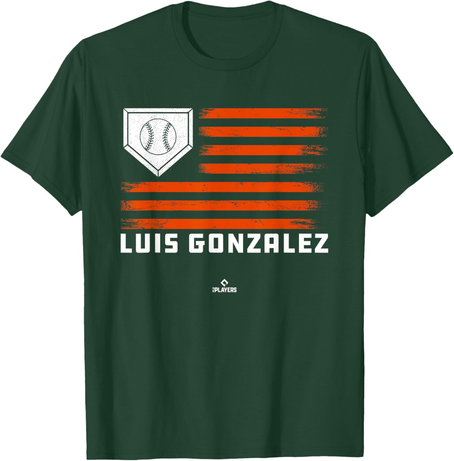 Vintage Flag Gameday Luis Gonzalez Prospect Baseball Fan T-Shirt - T-Shirt | Forest