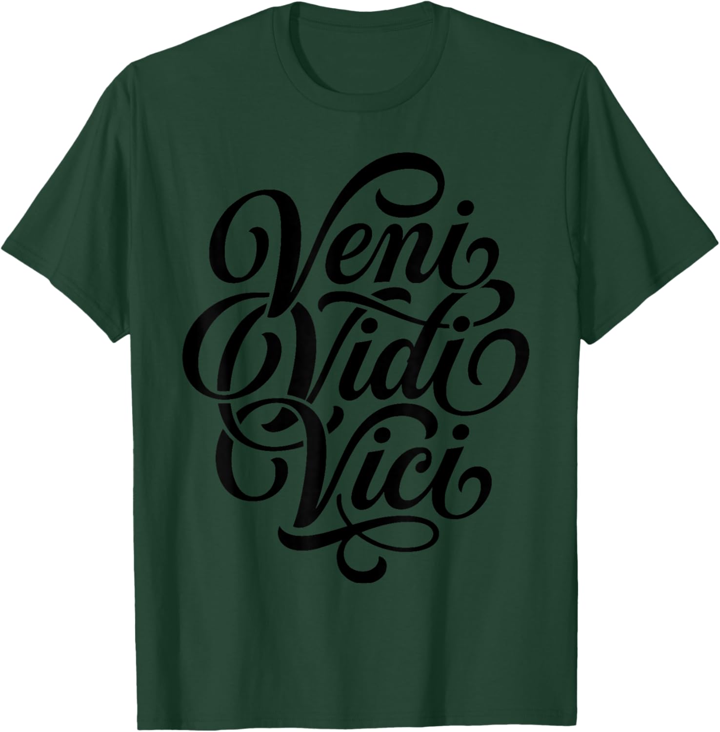Veni Vidi Vici Phrase Latine Étudiant en Histoire Romaine T-Shirt - T-Shirt | Forest