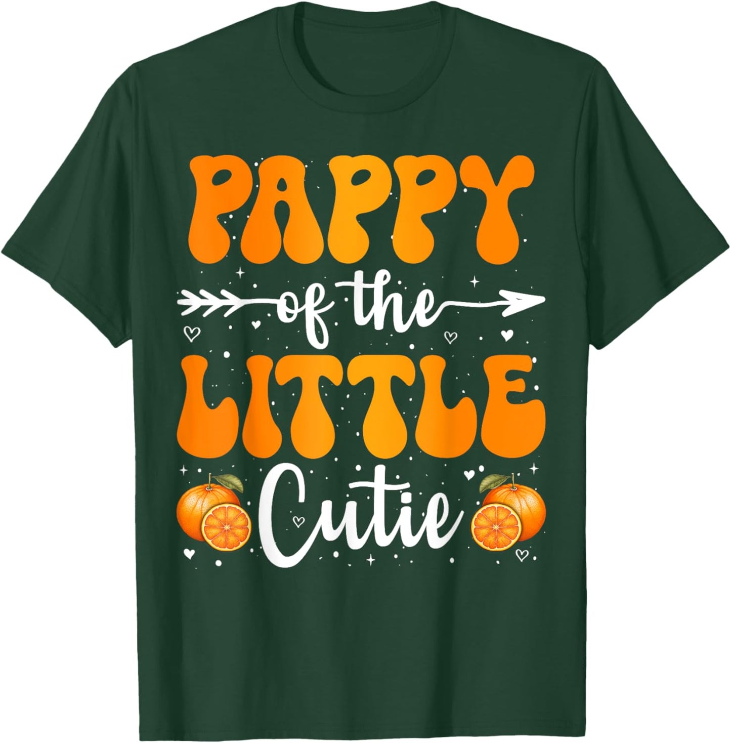 Pappy Of The Little Cutie Orange Clementine Birthday Party T-Shirt - T-Shirt | Forest