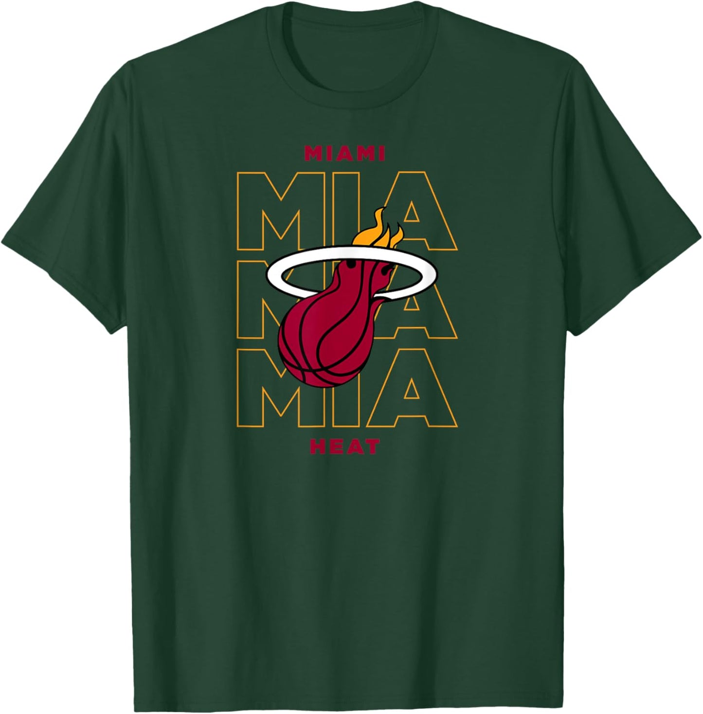 NBA - Miami Heat Stacked City Logo T-Shirt - T-Shirt | Forest