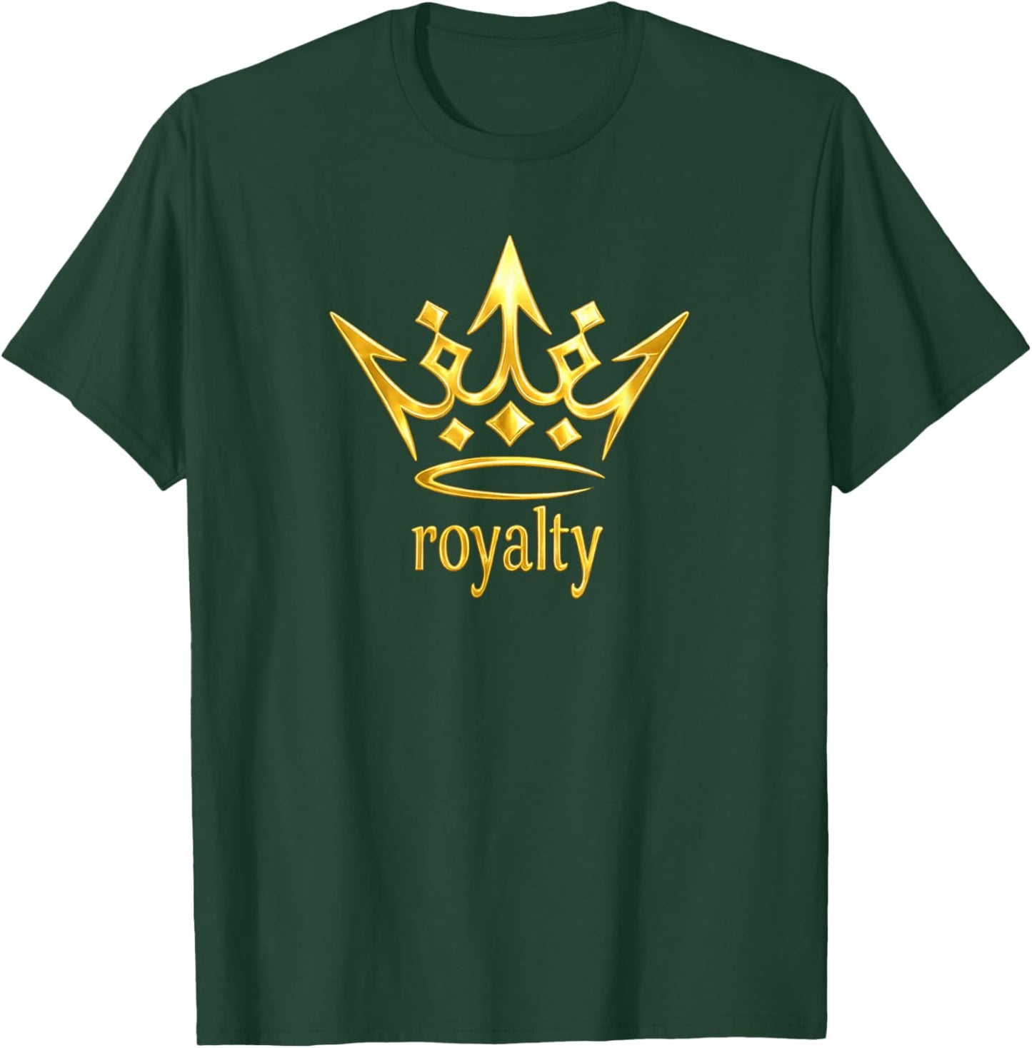 Vintage Crown Shirt & Women - Royalty T-Shirt - T-Shirt | Forest
