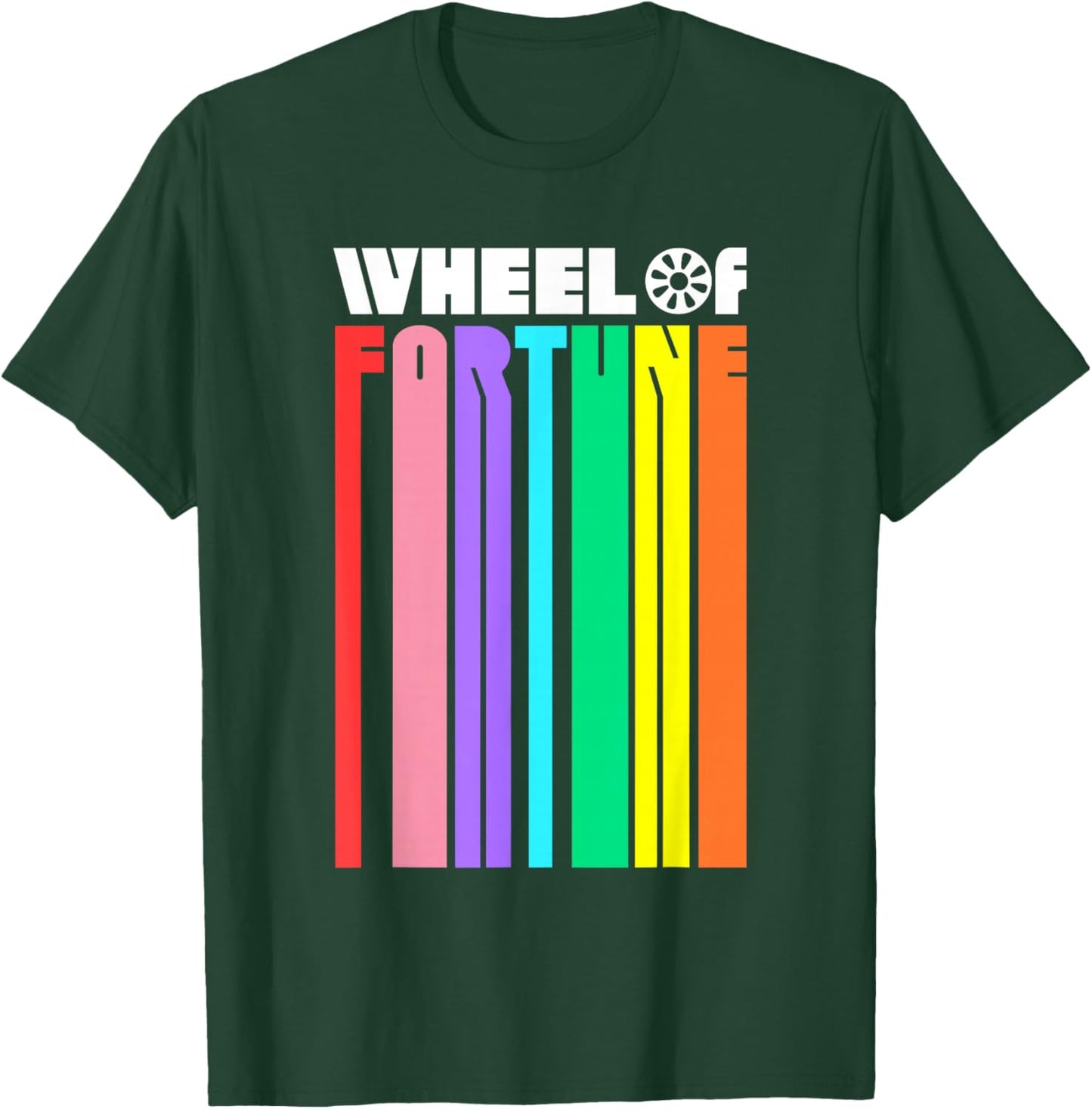 Wheel of Fortune Logo Color Blend T-Shirt - T-Shirt | Forest