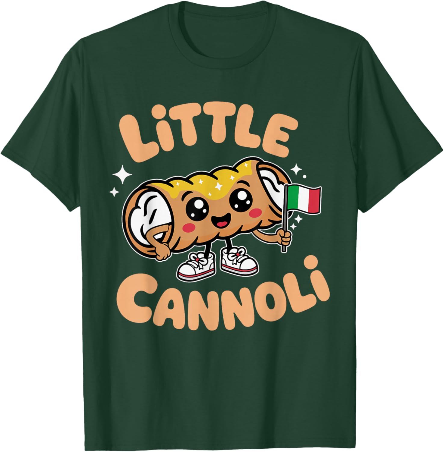 Little Cannoli Funny Italian Food Italian Kids T-Shirt - T-Shirt | Forest