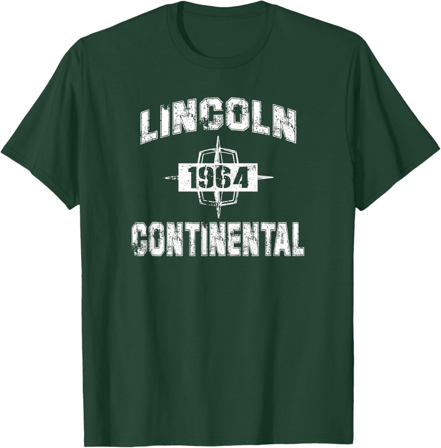 1964 Lincoln Continental University T-Shirt - T-Shirt | Forest