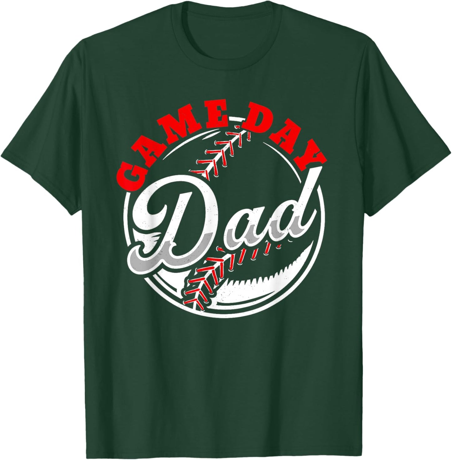 Game Day Dad Proud Baseball Parent Summer Sports League Women T-Shirt - T-Shirt | Forest
