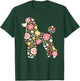 Funny Floral Flower Poodle Mom Grandma Mothers Day T-Shirt - T-Shirt | Forest
