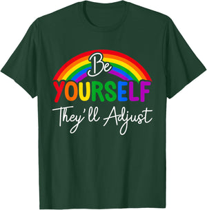 Funny Skeleton Hand LGBTQ Pride Rock Gift Women Girls T-Shirt - T-Shirt | Forest