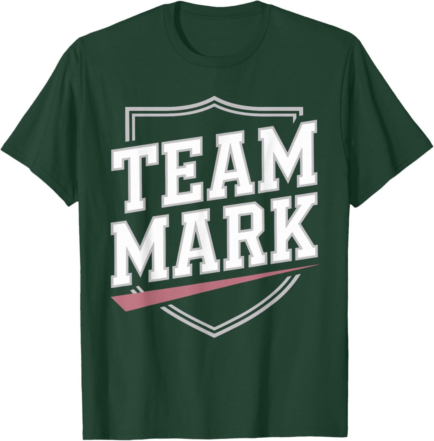 Team Mark Name Support Mark T-Shirt - T-Shirt | Forest