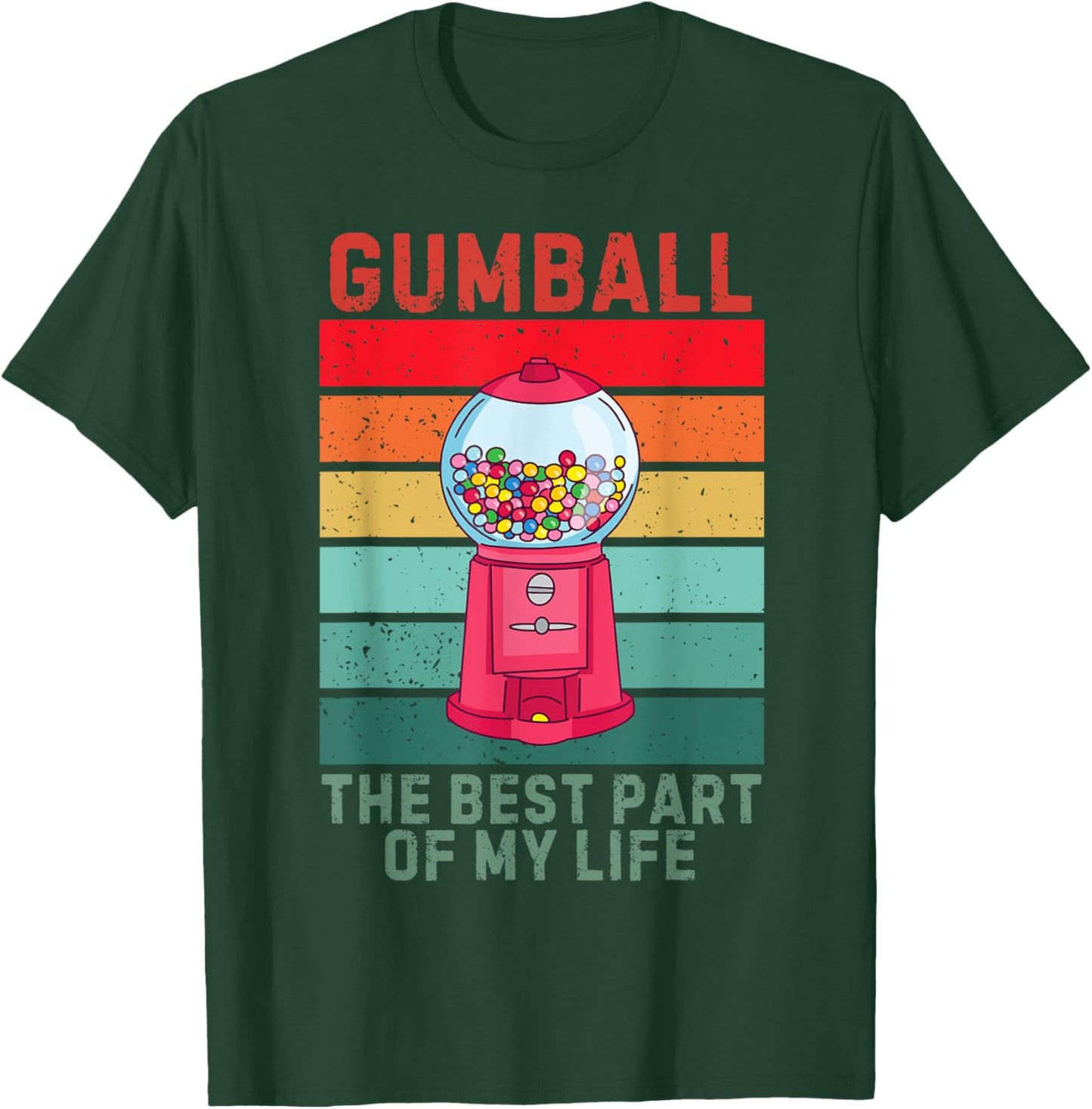 Vintage Gumball The Best Part Of My Life Retro Gumball T-Shirt - T-Shirt | Forest