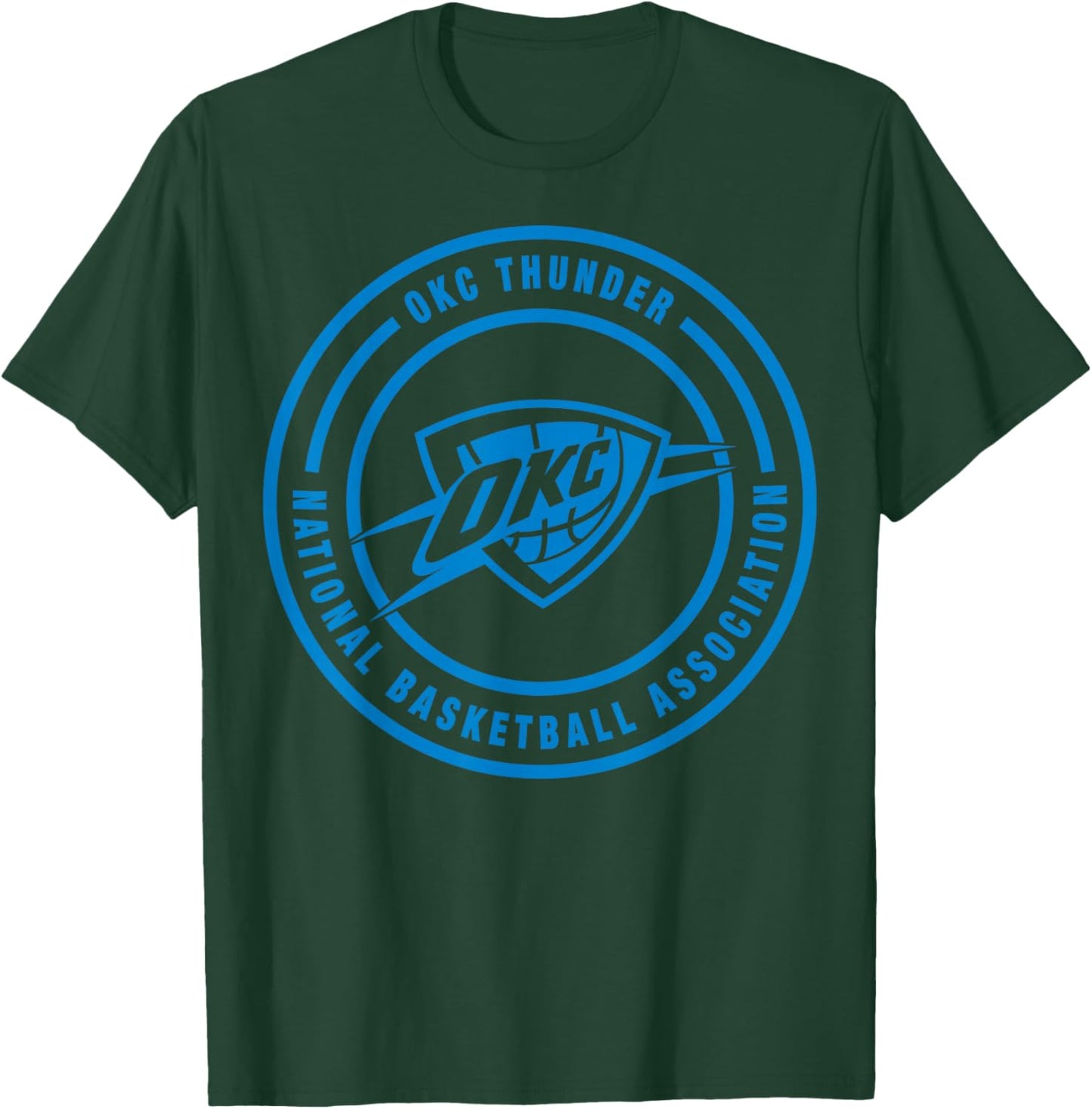NBA - Oklahoma City Thunder Circle-Logo T-Shirt - T-Shirt | Forest