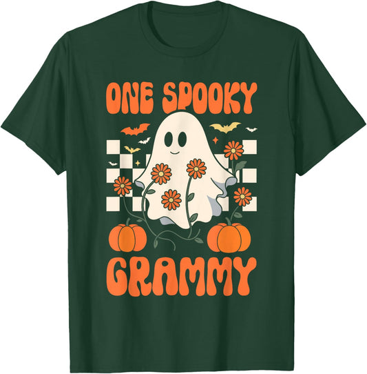 One Spooky Grammy Matching Family Halloween Costumes T-Shirt - T-Shirt | Forest