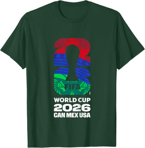 Kids FIFA World CUP26 FIFA Host Country Logo Flags T-Shirt - T-Shirt | Forest
