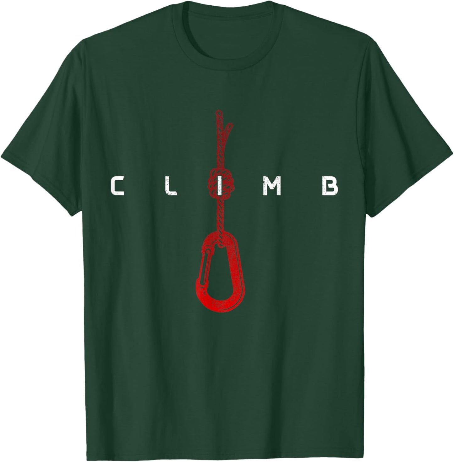 Climbing Rock Climber Bouldering Climb T-Shirt - T-Shirt | Forest