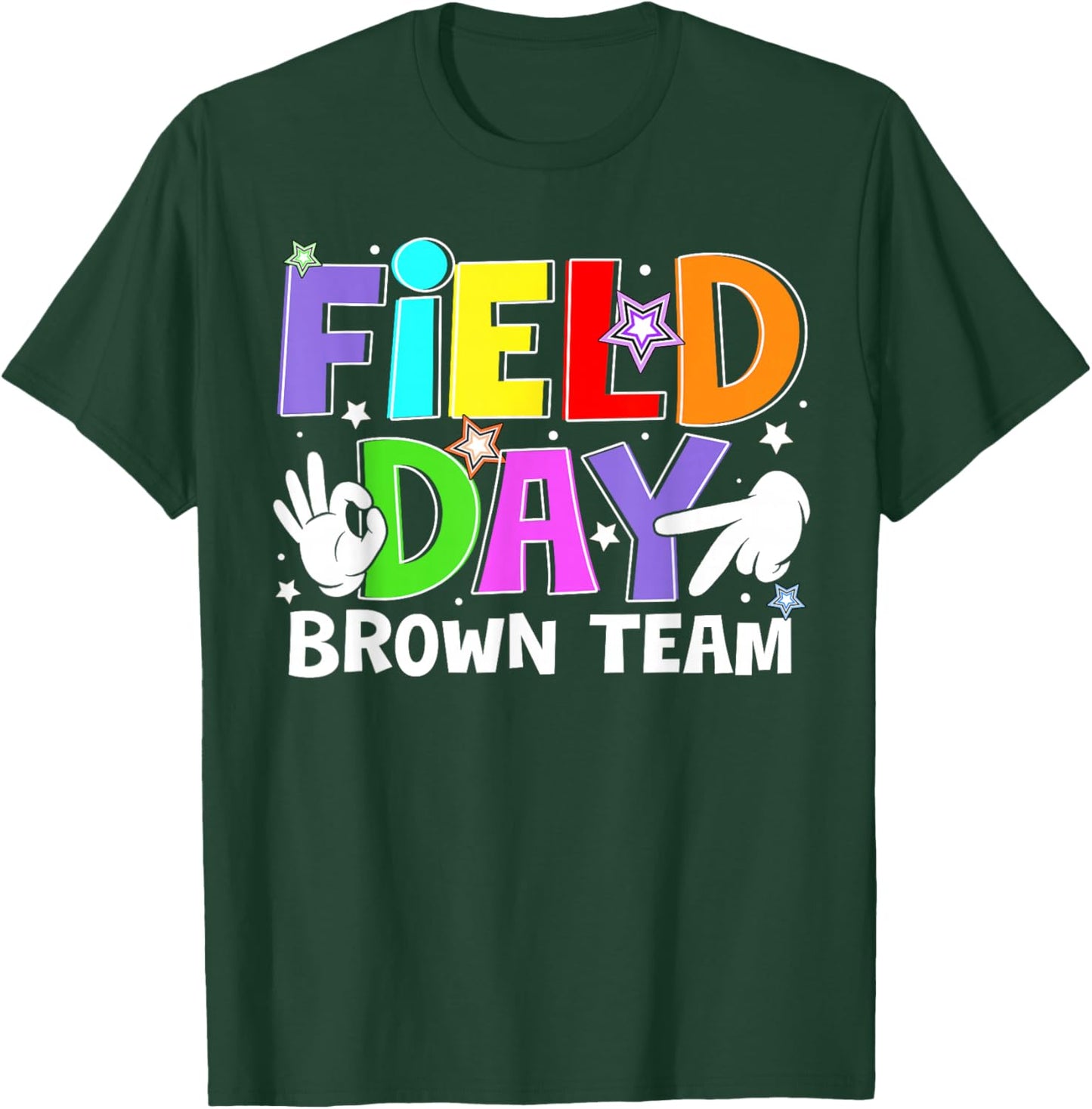 Field Day Brown Team Let The Games Begin Six Seven Meme T-Shirt - T-Shirt | Forest
